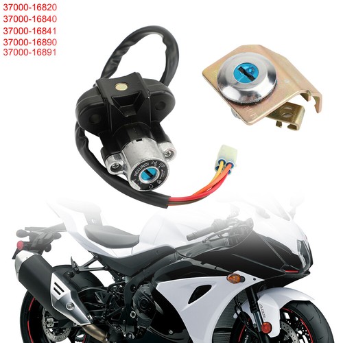 Interruptor de encendido llave de bloqueo de asiento de gas combustible apto para Suzuki GSXR1000Z 2003-2004 - Imagen 8 de 12
