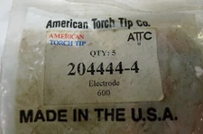 5 PACK, PLASMA CUTTING ELECTRODES 600, 204444-4 ATTC