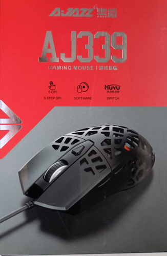 Wired Gaming Mouse PMW 3327 Optical Sensor (AJAZZ AJ339) 12400 DPI