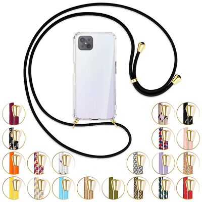 Handykette (G) für Oppo A92S / Reno4 Z 5G Umhängehülle mit Band Case