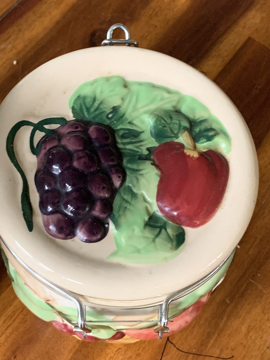 Lot De Bocaux Vintage Années 70 – Solmaz Mercan, Déco Tomate Et Fruit