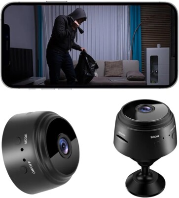 A9 1080P Smart Life Mini IP Wireless Camera WIFI Security Home +64GB Card
