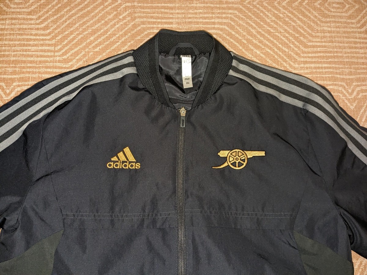 Jacket Adidas Black And Gold Jumper ARSENAL Adidas M CARBON ANTHEM