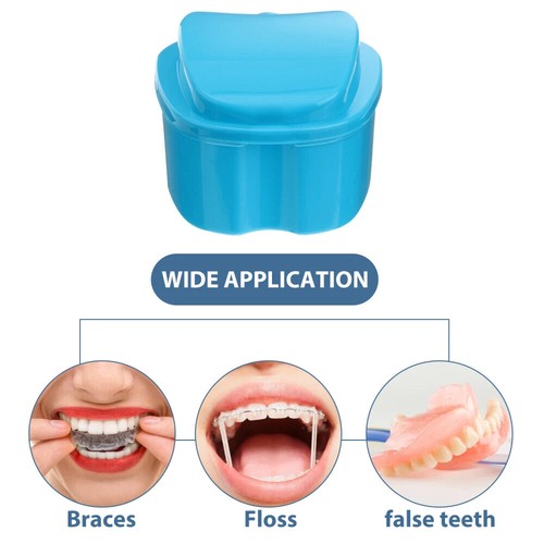 Durable Denture Bath Case, Denture Cup for Soaking Dentures with Strainer Baske - Picture 9 of 19