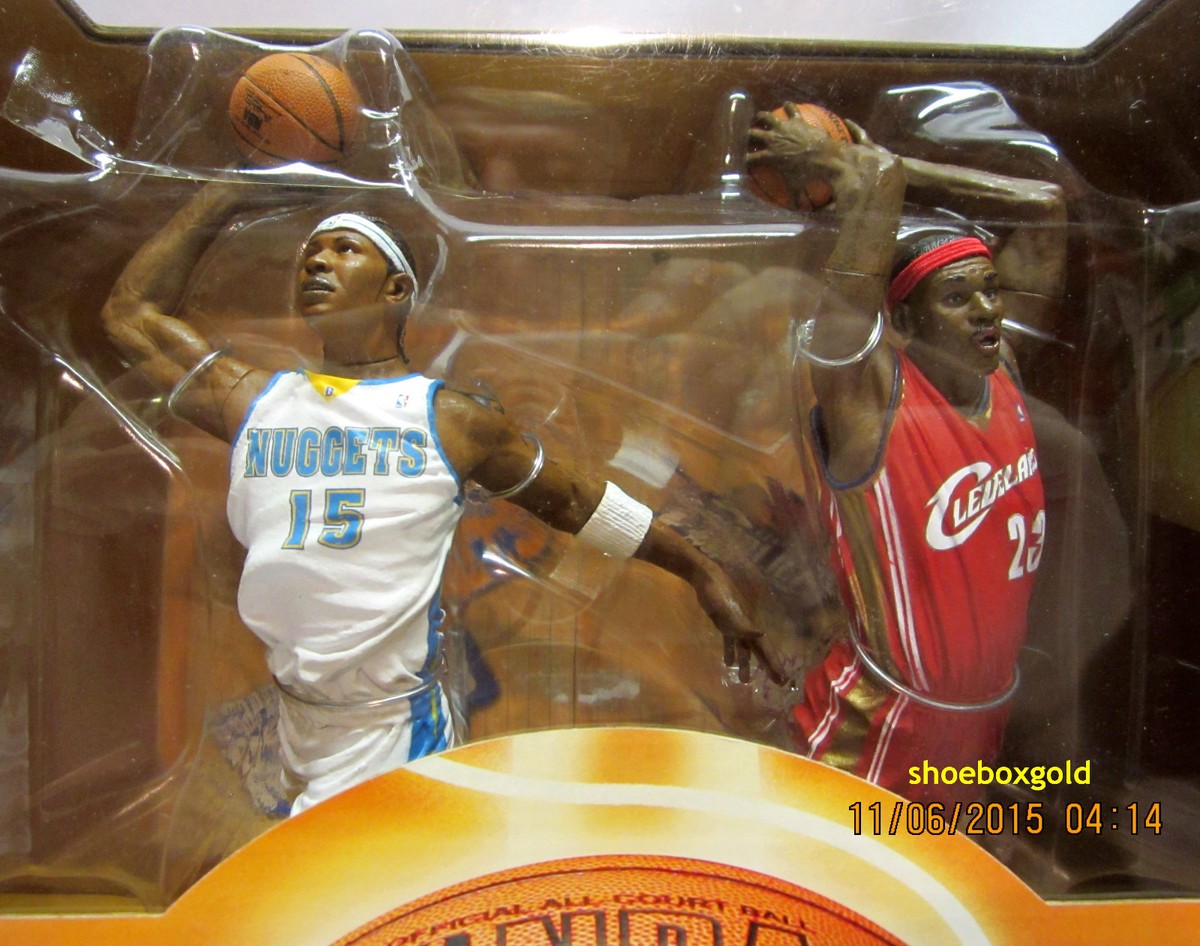 LEBRON JAMES & CARMELO ANTHONY, McFarlane NBA ROOKIE 2 LEBRON JAMES & CARMELO ANTHONY, McFarlane NBA ROOKIE 2