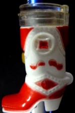 1960s Vari-Vue Popsicle Boot Ring with Scarce Code sheet Rare Premium Ring