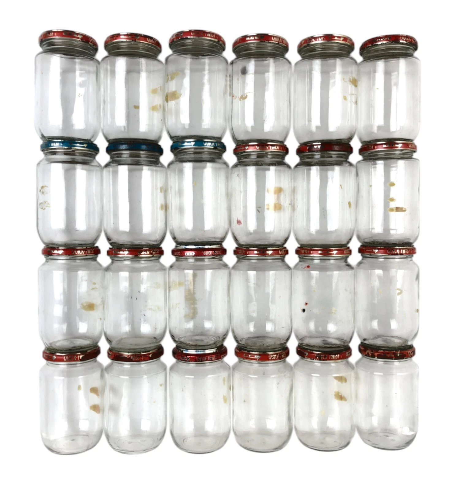 Lot of 24 Gerber Baby Food Jars Glass with Metal Lids 2.25 x 4"
Opens in a new window or tab
