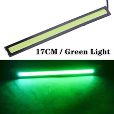 1X 12V Waterproof DRL LED Strip Light Bar Camping Caravan Boat Car COB Kit Green
