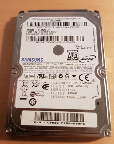 Samsung HM250HI 250 GB SATA 2,5 Zoll Festplatte