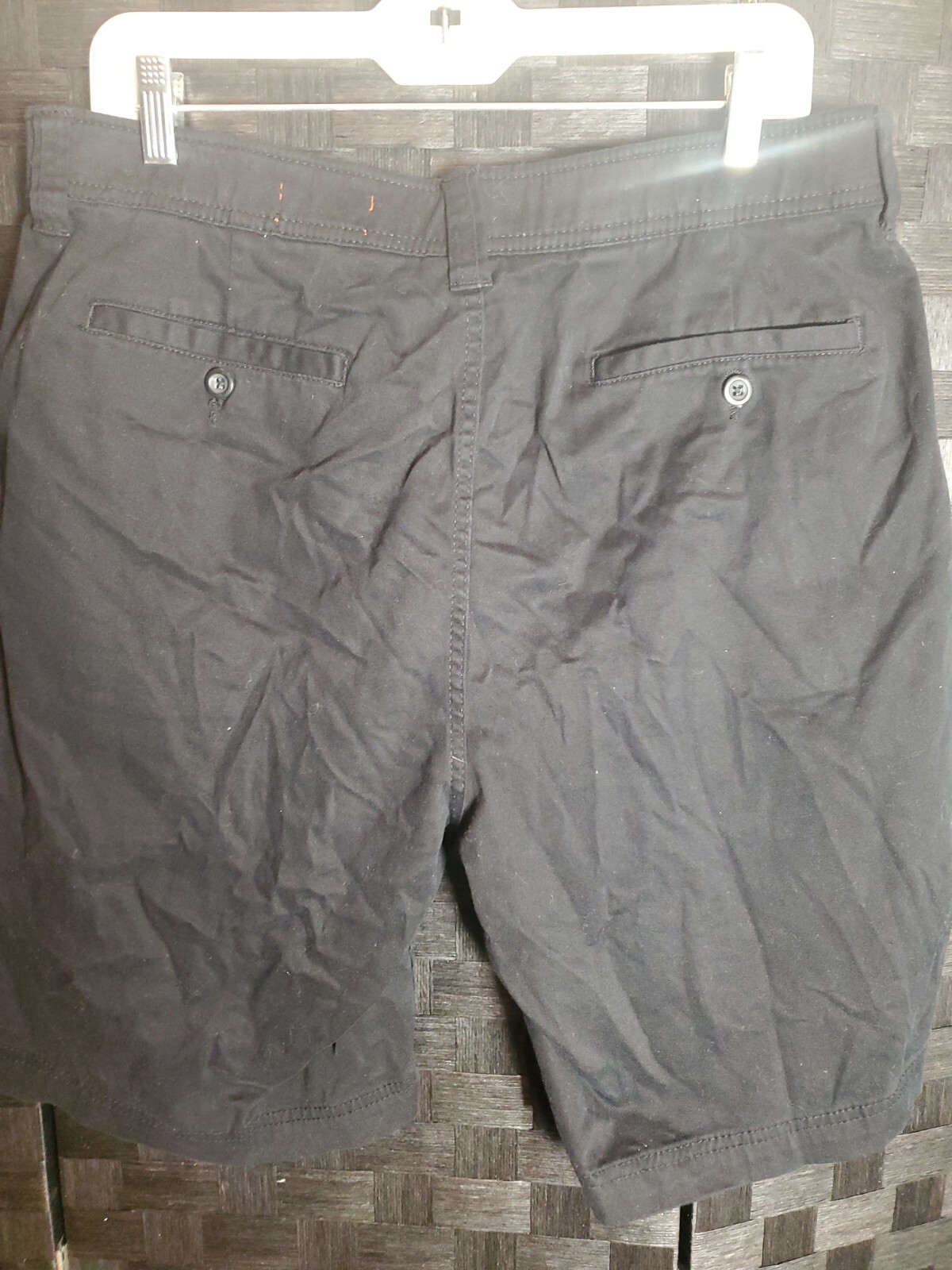 St. Johns Bay Comfort Stretch Mens Shorts Size 34 Black eBay