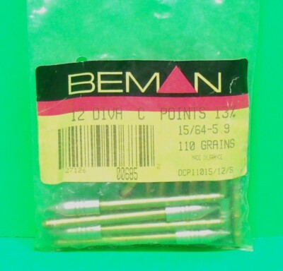 Lot De 12 Encoches Recouvrantes Beman 4.5 Mm  12/64 Pouces  Verte Item 6755833