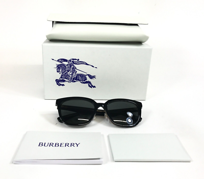 Burberry Sunglasses B4446-D 4121/87 Shiny Black Cat Eye  display picture 2