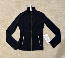 Lululemon Women's black/gold Define Jacket Nulu, Size 6, BNWT, L K