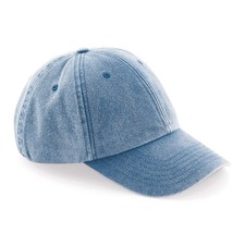 Image of Beechfield Low-Profile Vintage Cap Soft Unstructured Crown Pre-Curved Peak