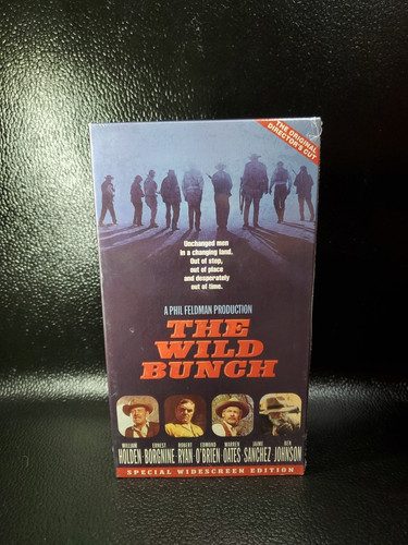 "The Wild Bunch" (1969) Sealed And New Western VHS 1995 Widescreen Release - Picture 1 of 3