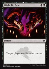 x1 Diabolic Edict - Masters 25 - NM - MTG