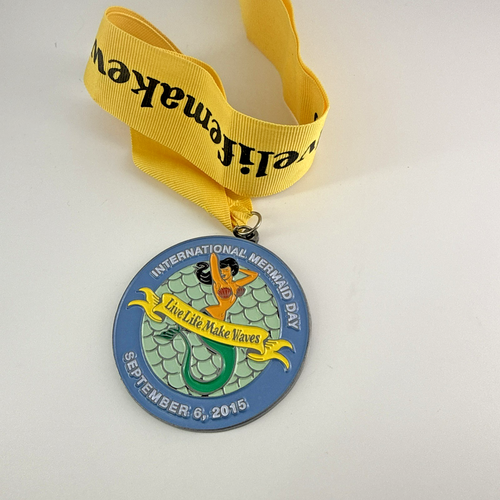 International Mermaid Day Virtual Marathon Medal • 2015 Running Event Award - Bild 5 von 6