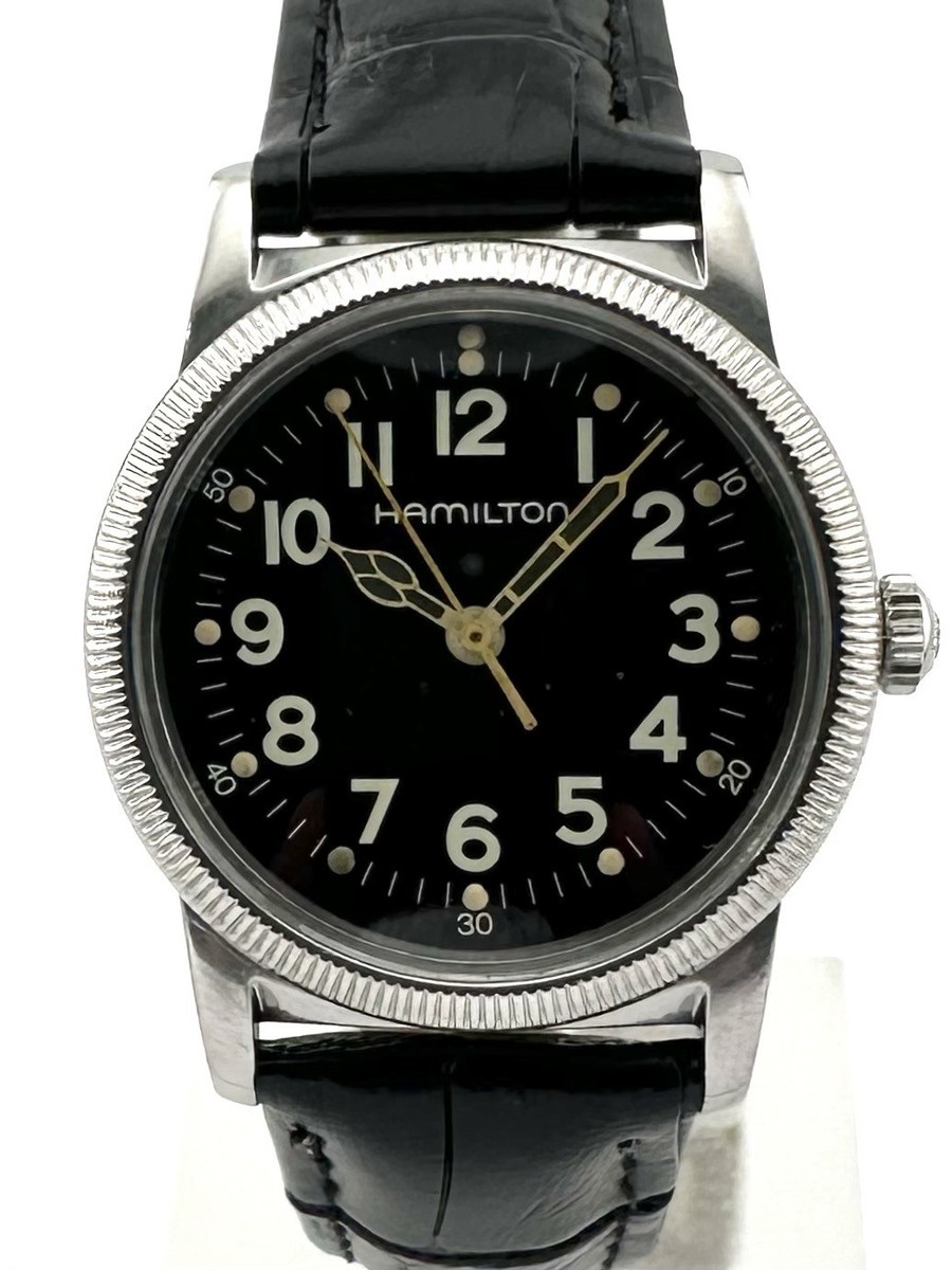 HAMILTON 9715 Khaki coin-edge bezel | eBay