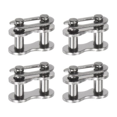 4Pack #25 Chain Connector Link Roller 1/4'' Pitch Stainless Steel for 04C Chain