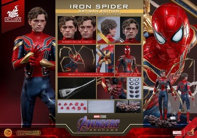 ホットトイズ MMS762AE アイアン・スパイダー Iron Spider New Hot Toys MMS762AE Avengers 4 Endgame Iron Spider Artisan