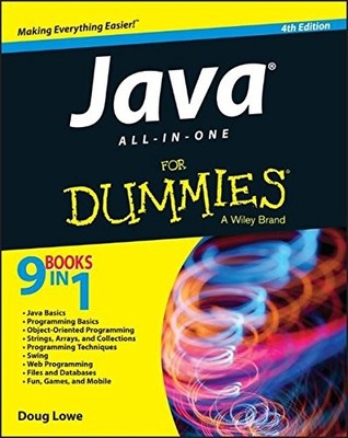 JAVA ALL-IN-ONE FOR DUMMIES By Doug Lowe *Excellent Condition*