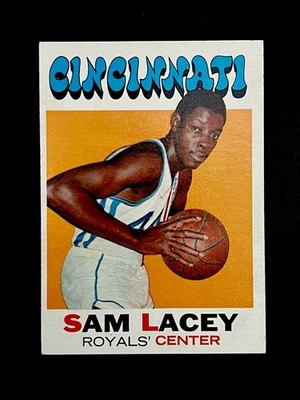1971-72 Topps Basketball #57 Sam Lacey RC Rookie (Cincinnati Royals) NM
