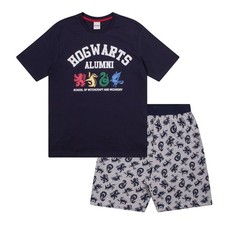 Harry Potter Hogwarts Alumni Official Gift Boys Kids Loungewear Short Pajamas