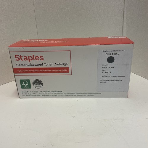 Dell P7RMX - E310 - Staples schwarze Ersatz-Tonerkassette mit hoher Kapazität - neu