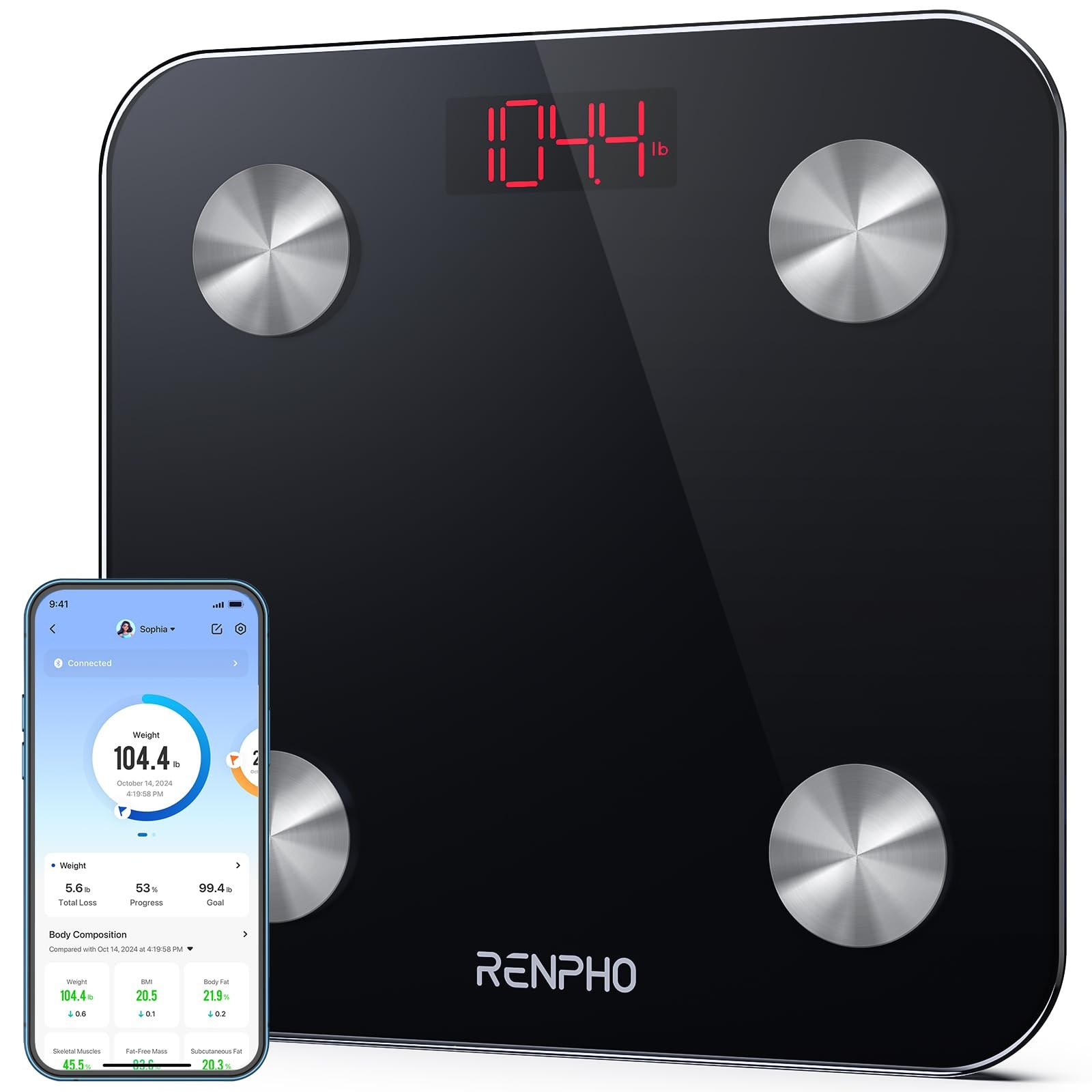 Offerta Bilancia Pesapersone Digitale - Vetro Temperato Antiscivolo