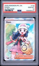 DAWN 118/094 ULTRA RARE PFL EN-PHANTASMAL FLAMES ENGLISH POKEMON PSA 10