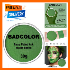 Light Green Face Body Paint 30gm Water Activated Kit for Kids Adults Party