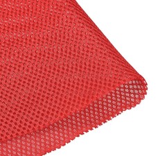 Speaker Grill Cloth 0.5x1.45M Polyester Fiber Stereo Mesh Fabric Red