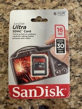 SanDisk Ultra 16GB Class 10 - SDHC Memory Card - SDSDUNS-016G-GN3IN