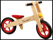 Image of balance bike (red number 1 style)