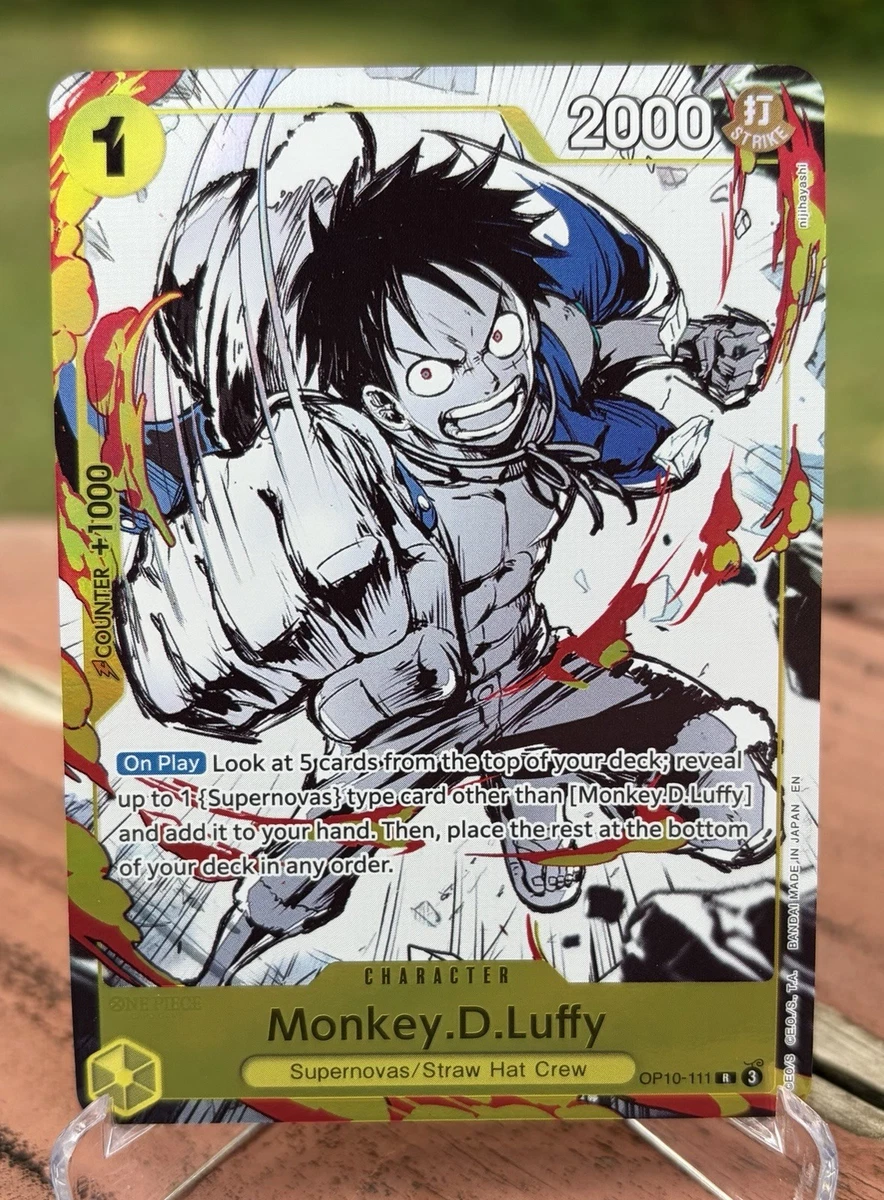 Monkey.D.Luffy OP10-111 One Piece Promotion Cards for sale | eBay