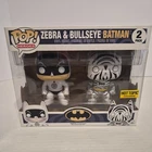 Funko Pop DC Comics Bullseye & Zebra Batman Hototpic Exclusive Set