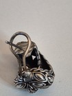 John Hardy Sterling Silver Batu Buddha Belly Domed Huggie Single Er, Woven. 7.4g — photo 2