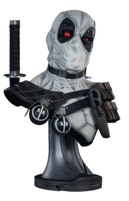 Sideshow Deadpool Lifesize Bust Special Edition White X Force New Neu