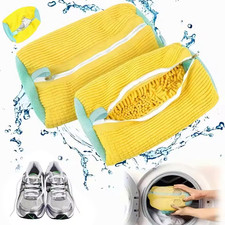 Shoe Washing Bag for Machine Wash, Zipper Laundry Bag for Sneakers, Reusable 1PC
