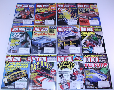 Hot Rod Magazine Lot Bundle 1999 Complete Year Set Full 12 Car