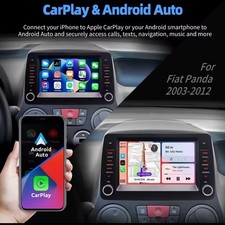 Autoradio Fiat Panda 169 Anno 2003-2012 Apple Carplay  GPS NAVI BT Android