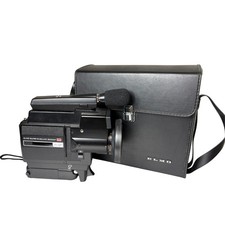 ELMO Super 8 Sound 3000AF Cine Camera w/ Case Power On Tested Japan