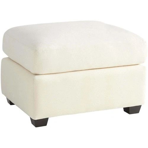 Cyan Design 11452 Sovente 18.5 inch Cream Ottoman - Picture 1 of 4