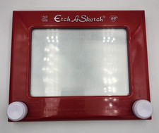 Etch A Sketch Classic Red Drawing Toy Model 33700 Tested Working