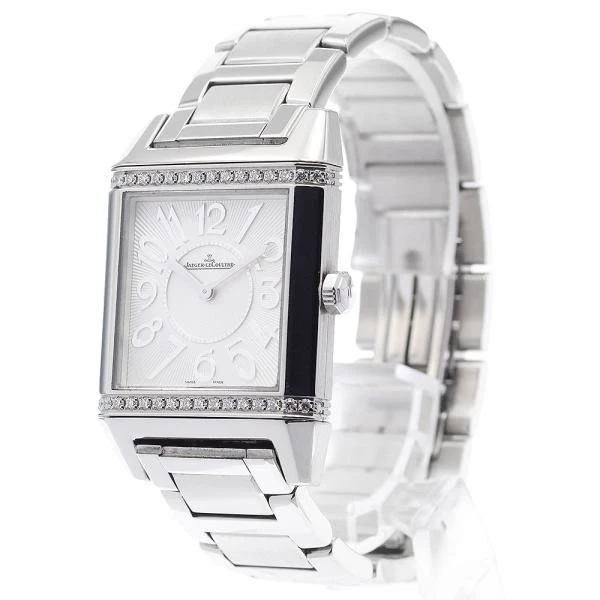 Jaeger LeCoultre — Jaeger-LeCoultre Reverso Squadra 234.8.47 29mm SS Silver Dial Watch #C2740