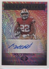 2020 Panini Illusions Superlatives Blue 23/75 Matt Breida #SU36 Auto 0c3