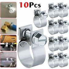 10 carbon Steel Galvanized Hose Clamp Suitable For Fixing Hoses, Pipes,cables