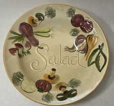 Vintage Los Angeles Potteries Large 14” Salad Bowl- Made in USA