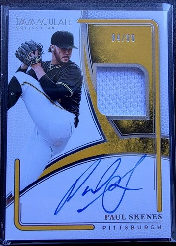 2026 Paul Skenes Immaculate Patch Auto /99 No. IPA-PSK