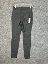 Time And Tru Womens Gray Pull On Jeggings Size XS Ankle Office Career Stretch